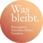 "Was Bleibt." Logo des Projekts www.was-bleibt.de