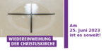 Taufschale, Ausschnitt der Titelseite von Gemeindebrief 5-2023, Foto: Luisa Jünger