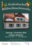 Plakat 2. Grafenbucher Waldweihnachtsmarkt