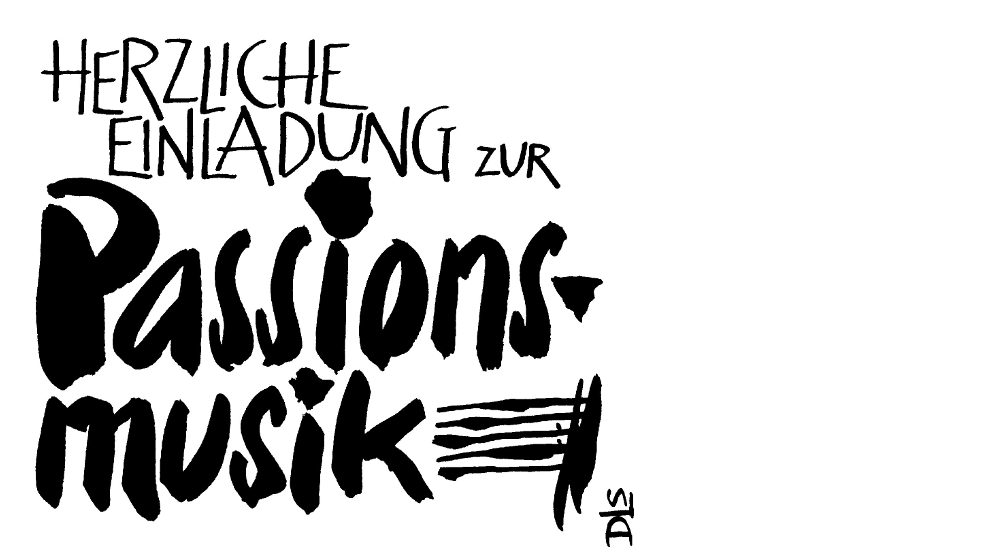 Passionsmusik Gemeindebrief 298_3003; Grafik: Layer-Stahl