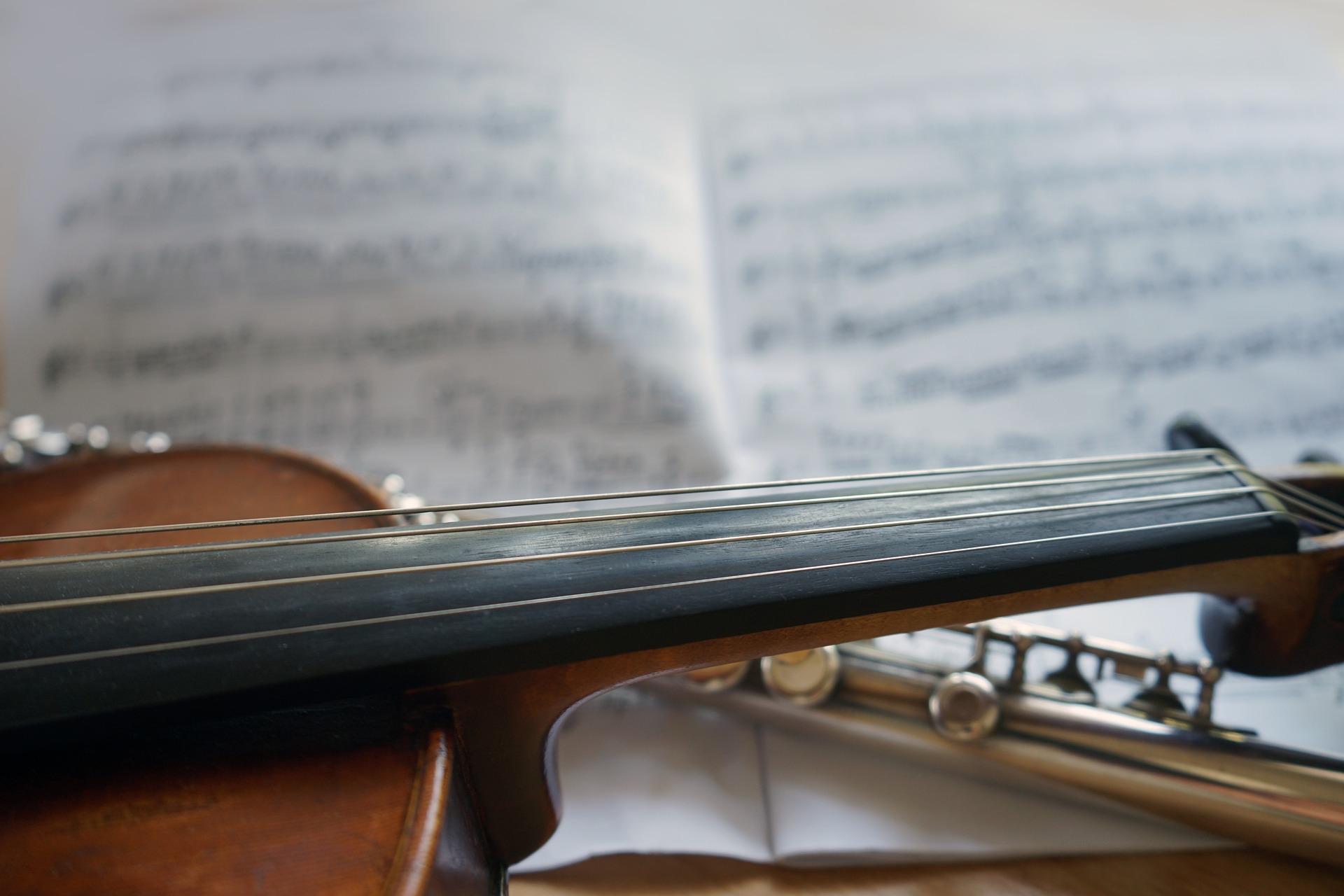 Violine & Flöte, Bild horndesign Pixabay
