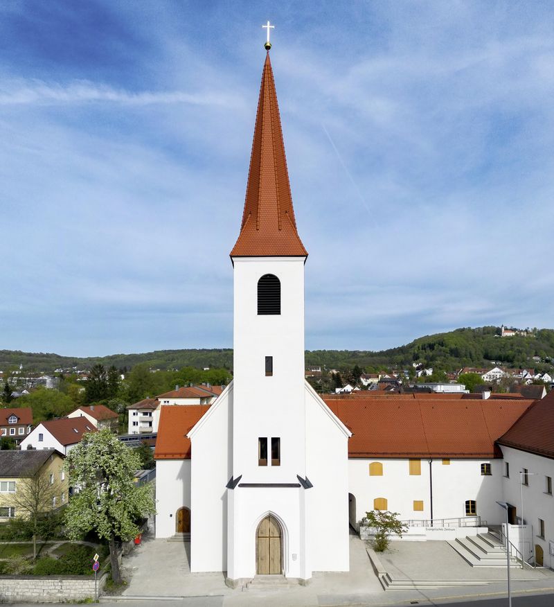 Christuskirche, Luftaufnahme bearbeitet, 18.06.2023 Christian Amthor