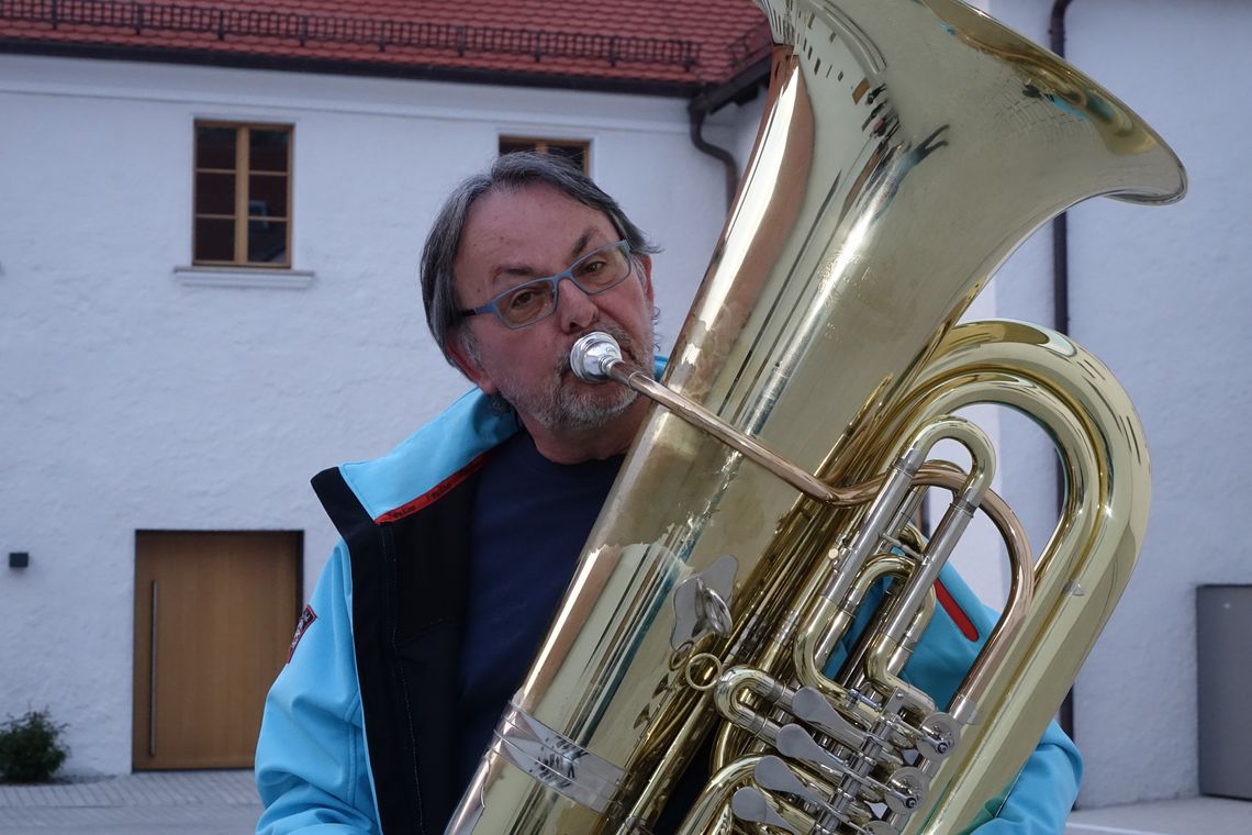 Dieter Wotschke, Tuba, Foto: Eifler