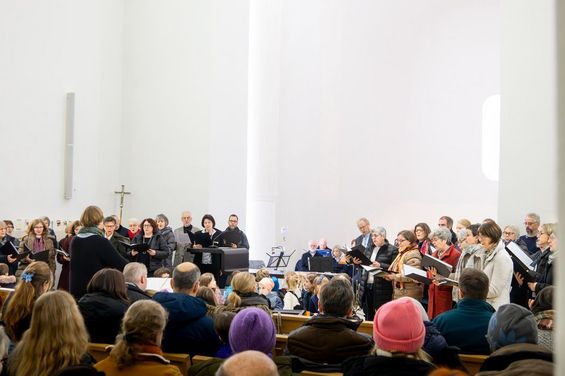 Adventssingen am 1. Advent 2023 gemeinsam mit Kantorei, Kinderchor und Posaunenchor