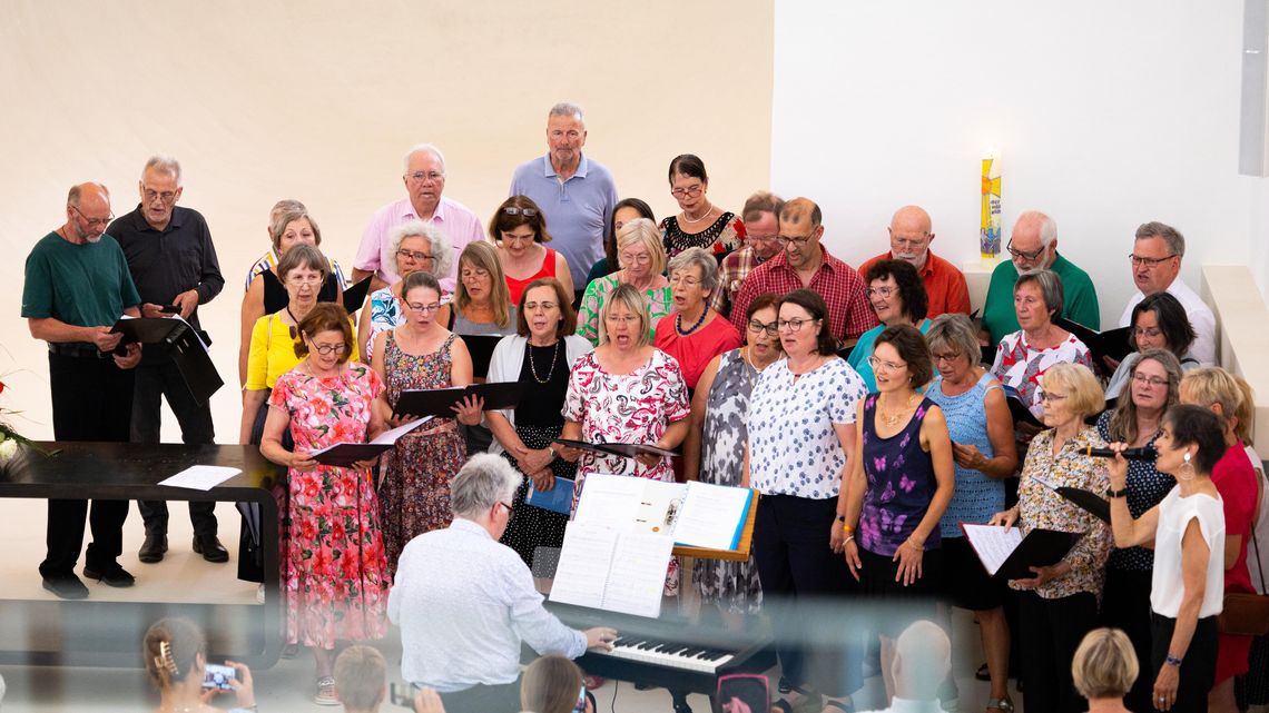 GospelVoices in der Christuskirche am Einweihungssonntag, 25.06.2023, Foto tm