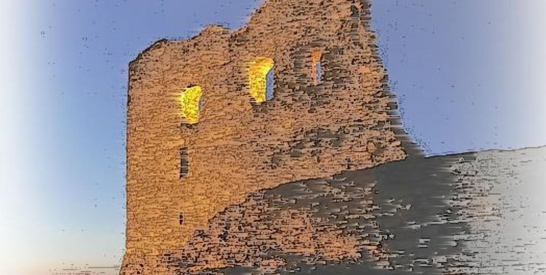 Ruine Burg Wolfstein, Plakatfoto editiert