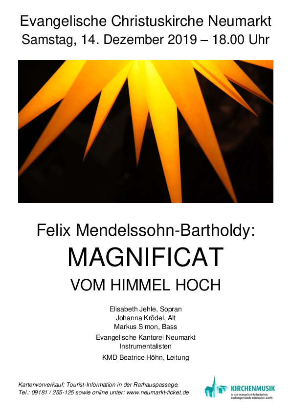 Plakat "Magnificat"