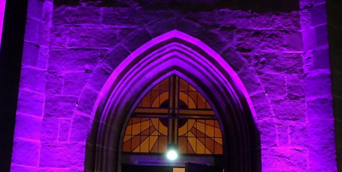 Kulturnacht beleuchtete Christuskirche, Foto Eifler