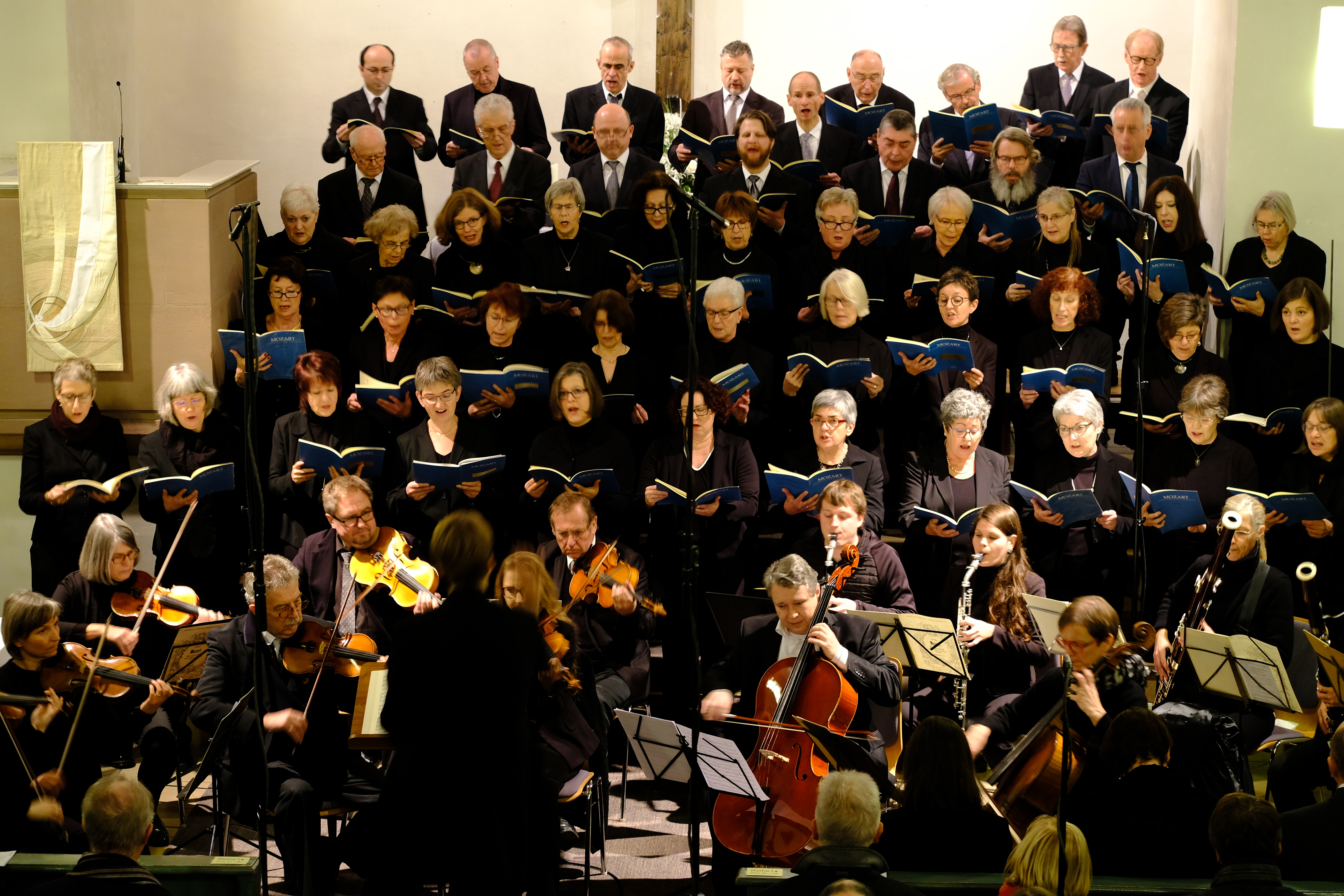 Mozartrequiem Kantorei und einige Solisten in der Christuskirche, Foto Eifler