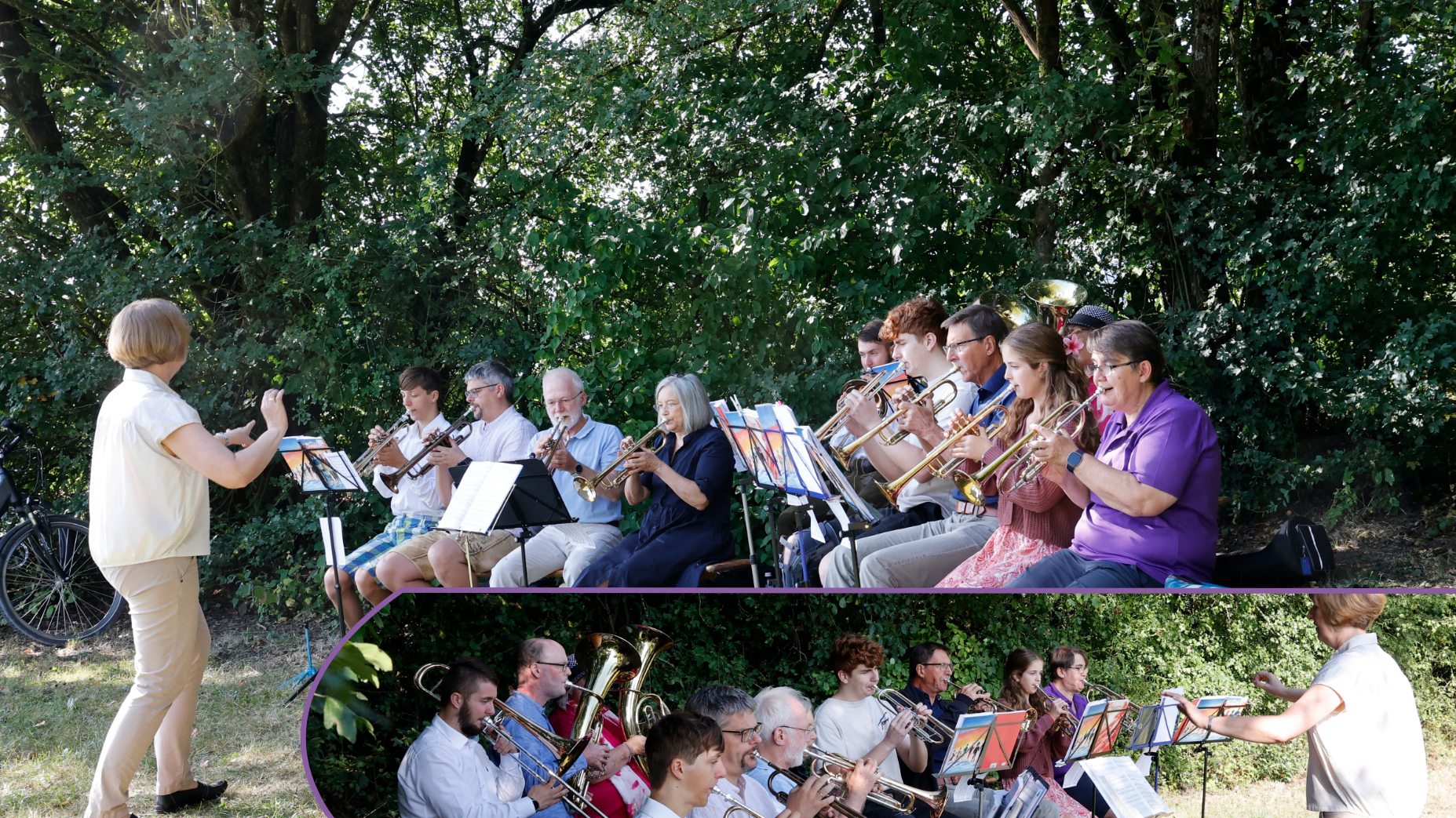 September 2024: Gottesdienst im Land am Grillplatz Buchenhain in Berg, Foto Michael Scherbel