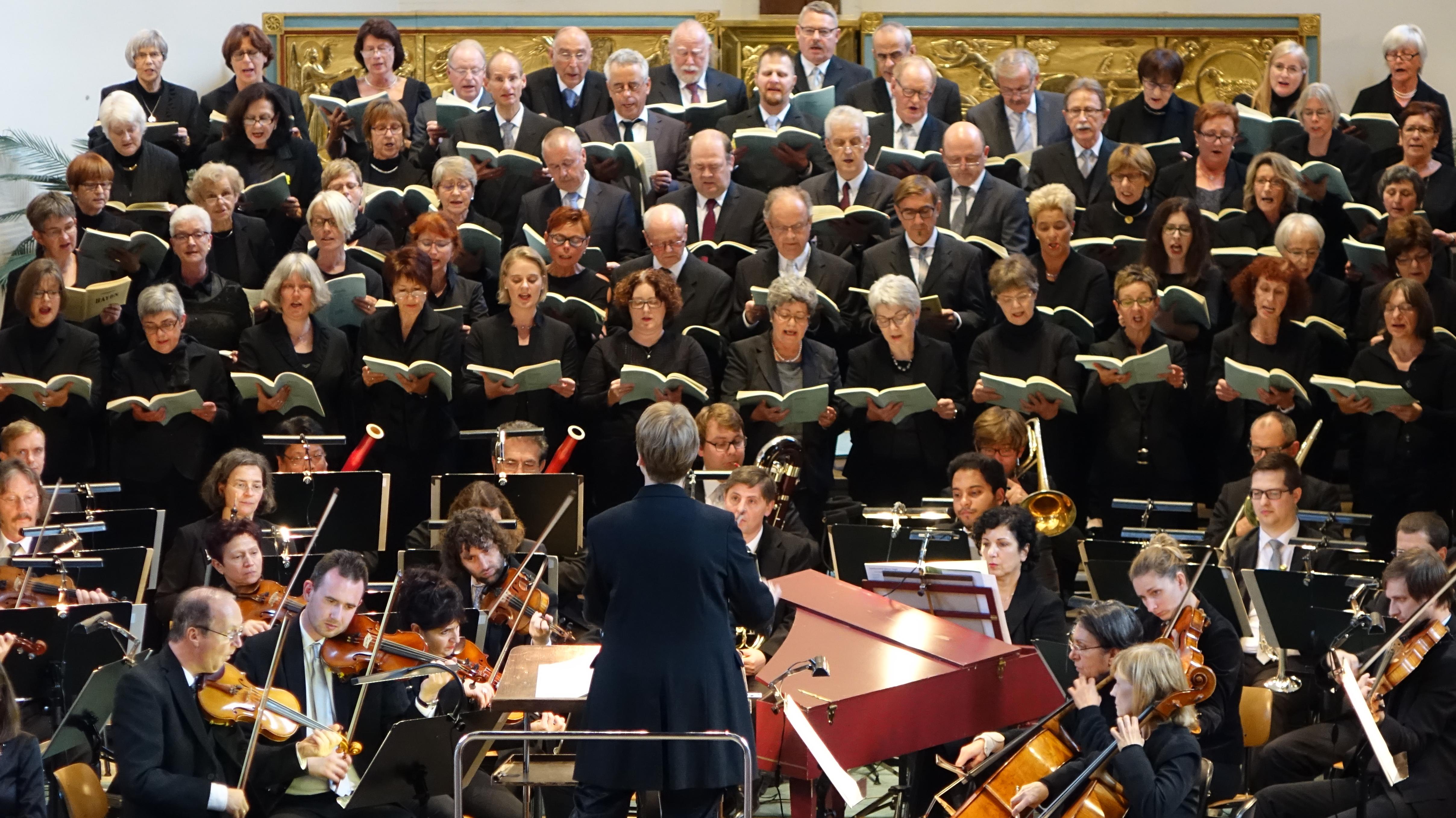 Kantorei präsentiert in der Christuskirche "Die Schöpfung" von Haydn, Foto: 01.10.2017, Eifler